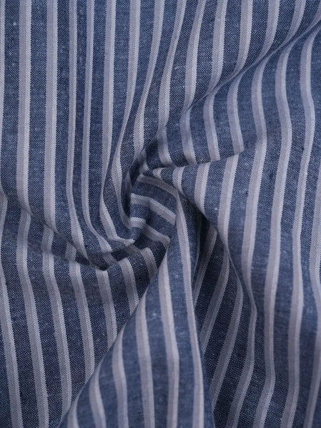 High Quality Organic Cotton And Hemp Light Weight Yarn Dye Plain Stripe Fabric Bastine 6330