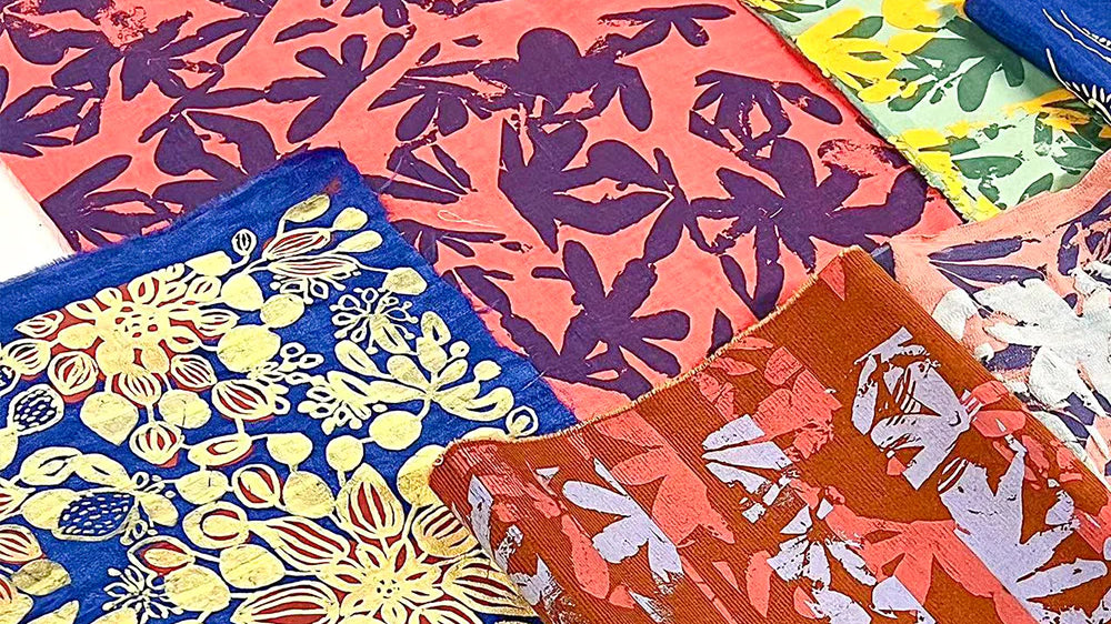 Adorning Hemp Fabric With Their Natural Printing Textures
