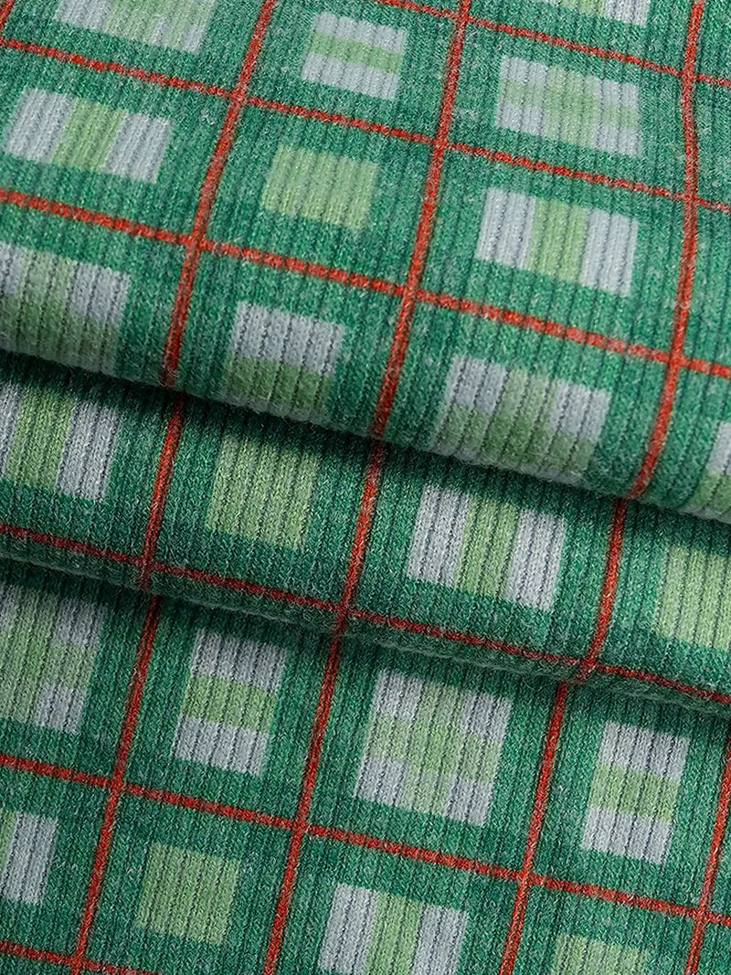 Hemp, Recycled Poly & Spandex Heavy Weight Stretched Rib Fabric ( KR40/2C801 Print )  Knit Hemp & Recycled Polyester  Bastine 