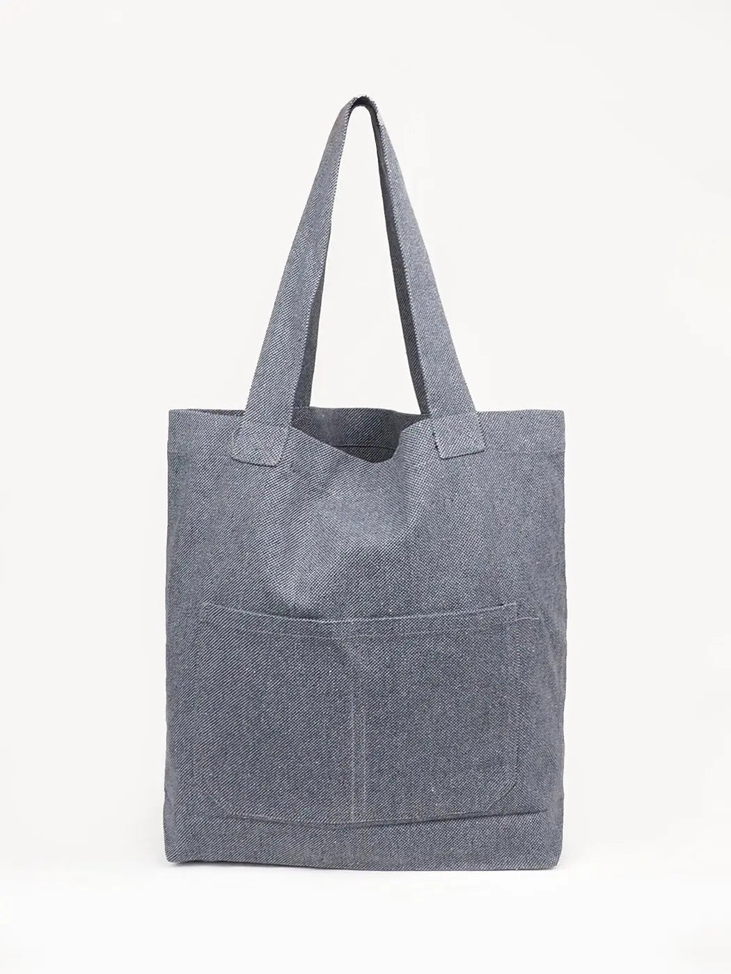 Gray Recycled Hemp Tote Bag - Bastine