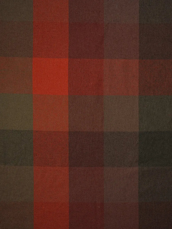 Hemp & Recycled Poly Mid-Weight Check Flannel Twill Fabric（ HP4248Y-G04 / HG4248Y-H03 ）  Woven Hemp & Recycled Polyester  Bastine 