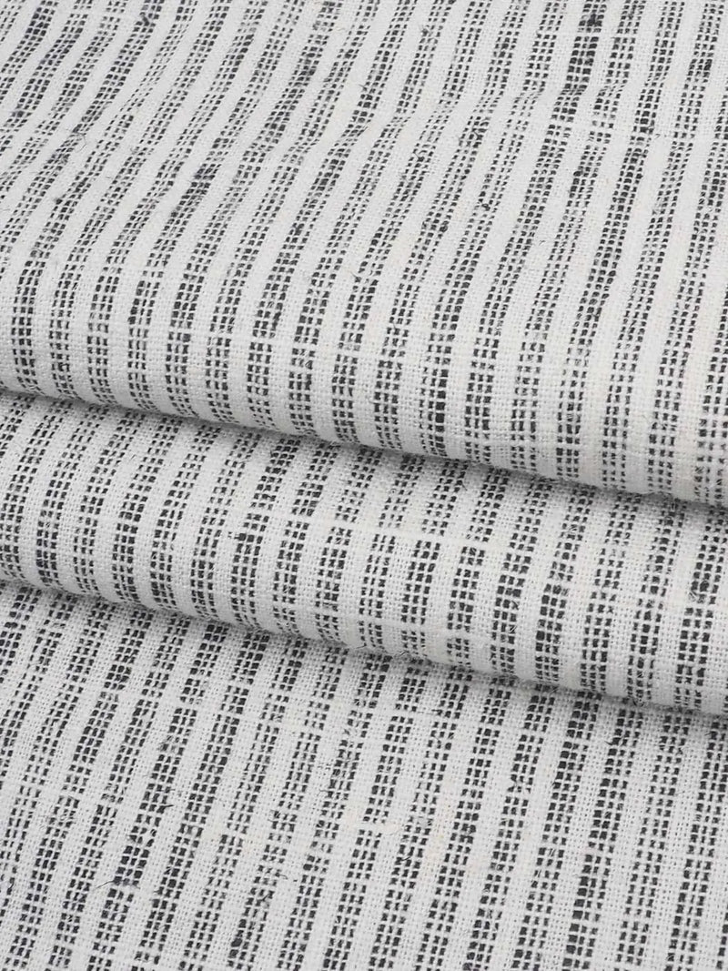 Hemp & Better Cotton Light Weight Stripe Fabric ( HB62C295B ) - Bastine