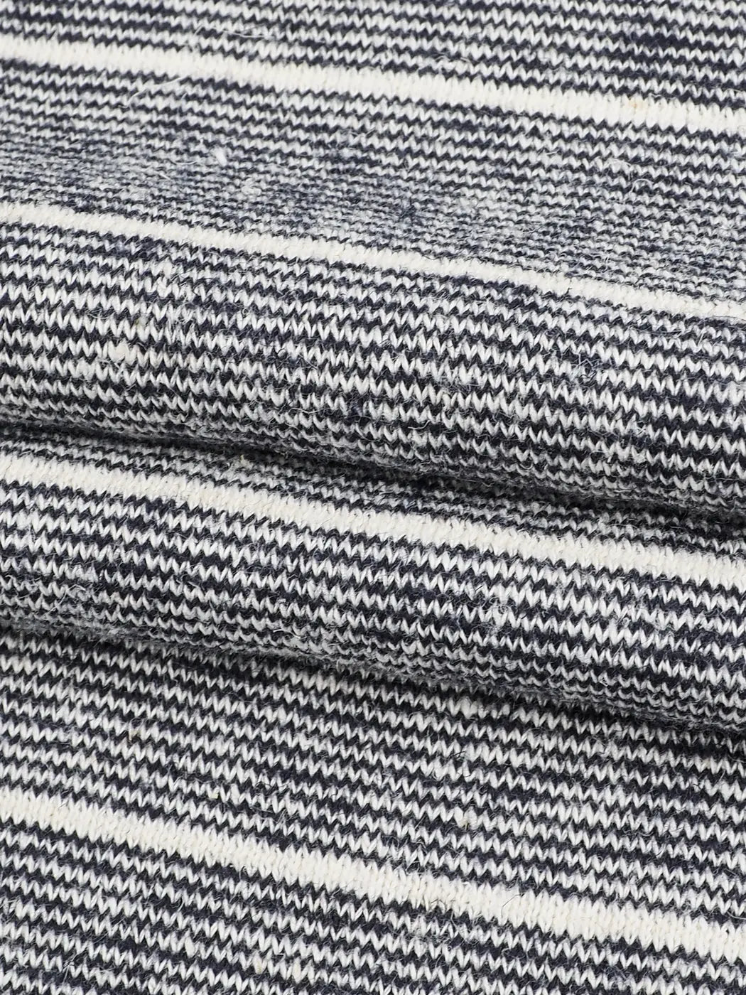 Hemp & Cotton Heavy Weight Yarn Dyed Stipe Terry ( KT21A833B ) - Bastine