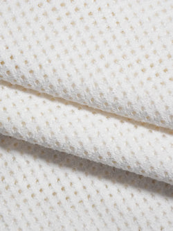 Hemp & Cotton Mid-Weight Recycled Mesh Fabric ( KP2237 )  Knit Hemp & Organic cotton  Bastine 