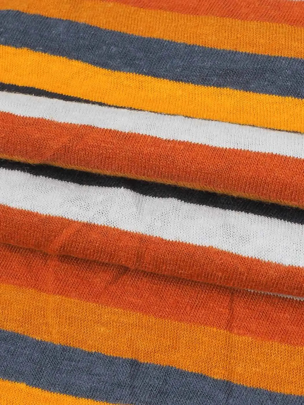 Hemp & Organic Cotton  Light Weight Stripe Jersey ( KJ21D822A ) - Bastine