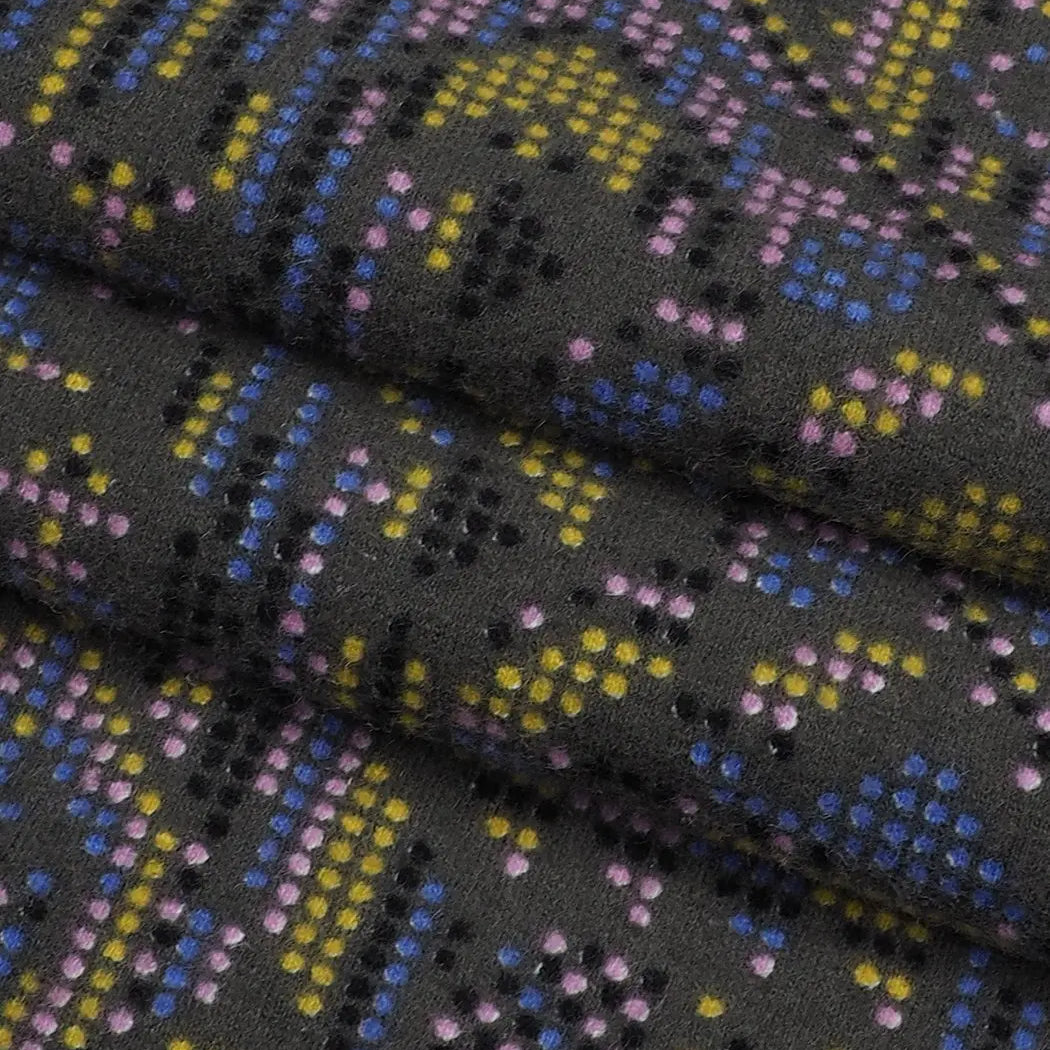 Hemp & Organic Cotton Heavy Weight Stretched Printed Jersey Fabric（KJ2130） - Bastine