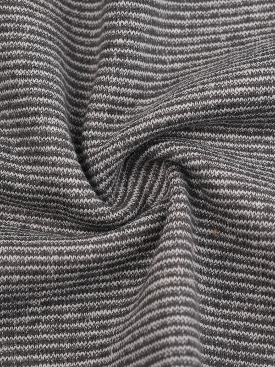 Bastine Hemp & Organic Cotton Heavy Weight Yarn Dye Stripe Fleece Fabric ( KF21B963E )
