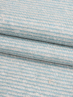 Hemp & Organic Cotton Heavy Weight Yarn Dye Stripe Fleece Fabric ( KF21B963E ) HempFortexWeb Bastine Knit Hemp & Organic cotton