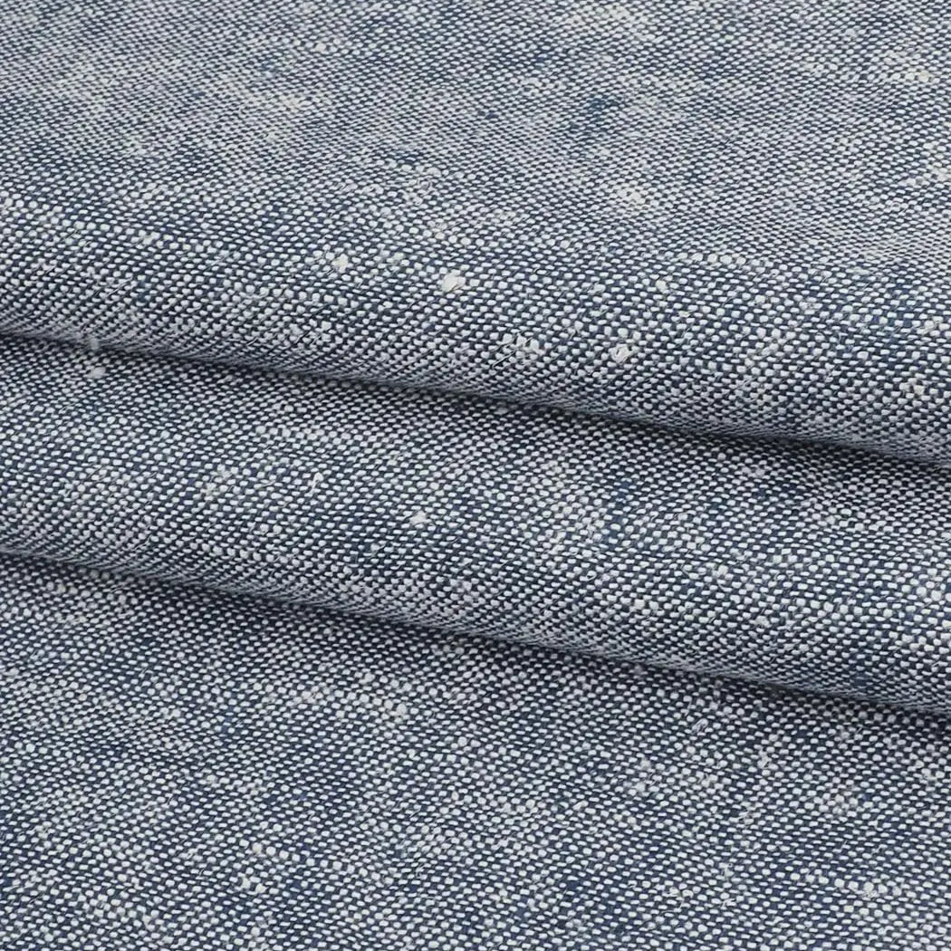 Hemp & Organic Cotton Light Weight Stretched Yarn Dyed Oxford Fabric (HG14593) - Bastine
