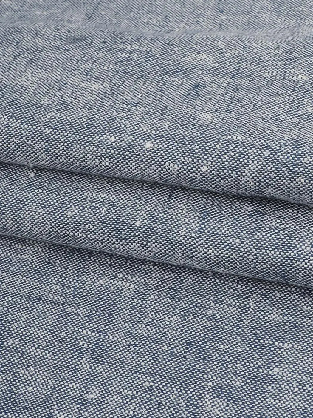 Hemp & Organic Cotton Light Weight Stretched Yarn Dyed Oxford Fabric (HG14593) - Bastine