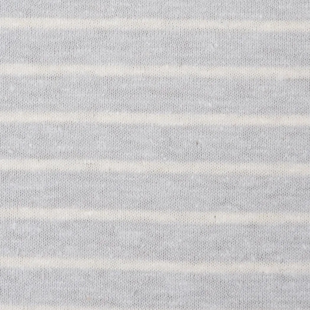 Hemp & Organic Cotton Light Weight Stripe Jersey Fabric（KJ16A829A） - Bastine