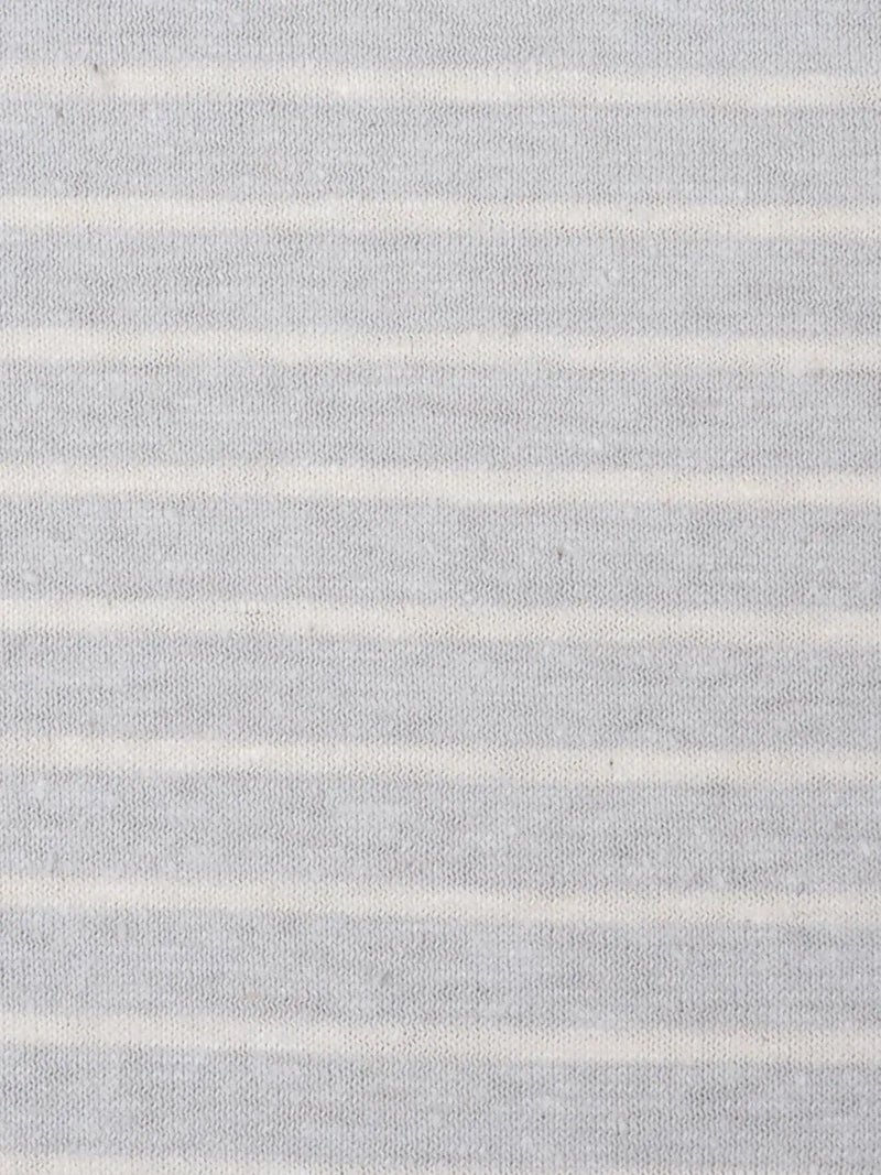 Hemp & Organic Cotton Light Weight Stripe Jersey Fabric（KJ16A829A） - Bastine