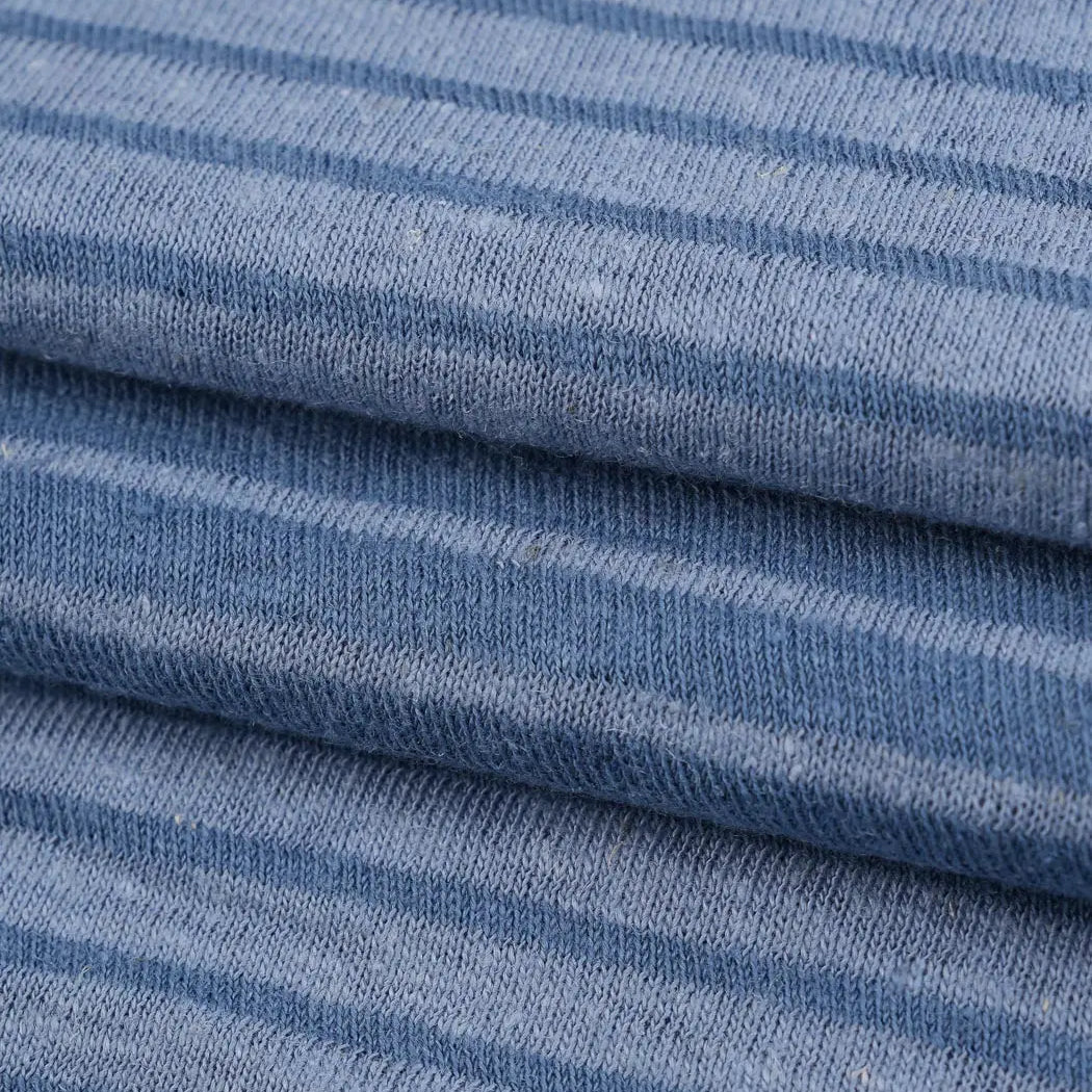 Hemp & Organic Cotton Light Weight Stripe Jersey (  KJ21D930A / KJ21D930B / KJ21D930C ) HempFortexWeb Bastine Knit Hemp & Organic cotton