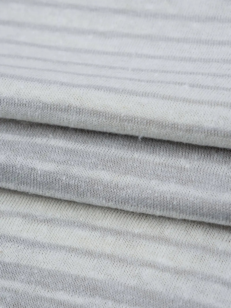 Hemp & Organic Cotton Light Weight Stripe Jersey (  KJ21D930A / KJ21D930B / KJ21D930C ) HempFortexWeb Bastine Knit Hemp & Organic cotton