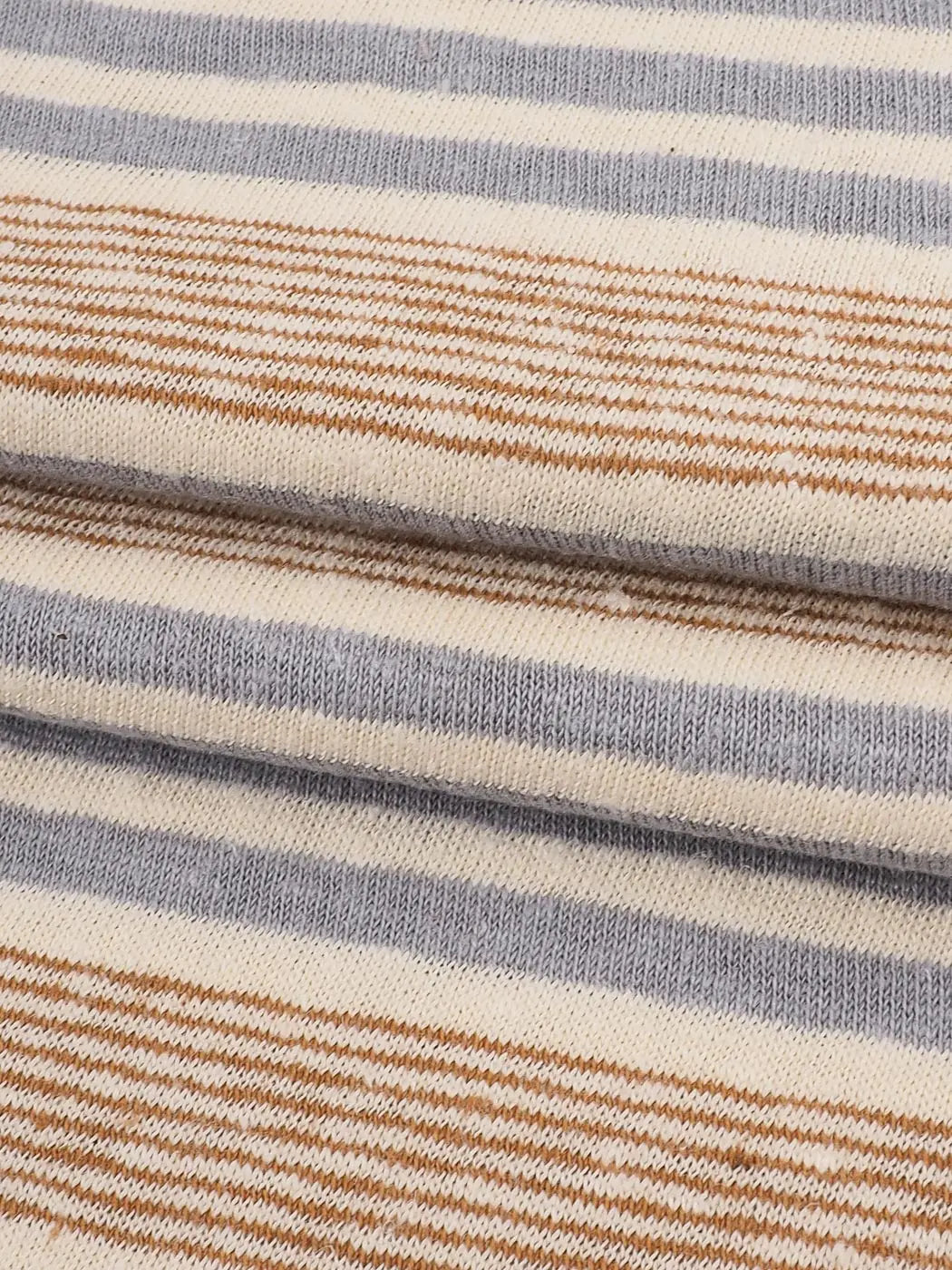 Hemp & Organic Cotton Light Weight Yarn Dyed Stripe Jersey Fabric ( KJ21D888A/KJ21D888C/KJ21D888D/KJ21D888F ) - Bastine