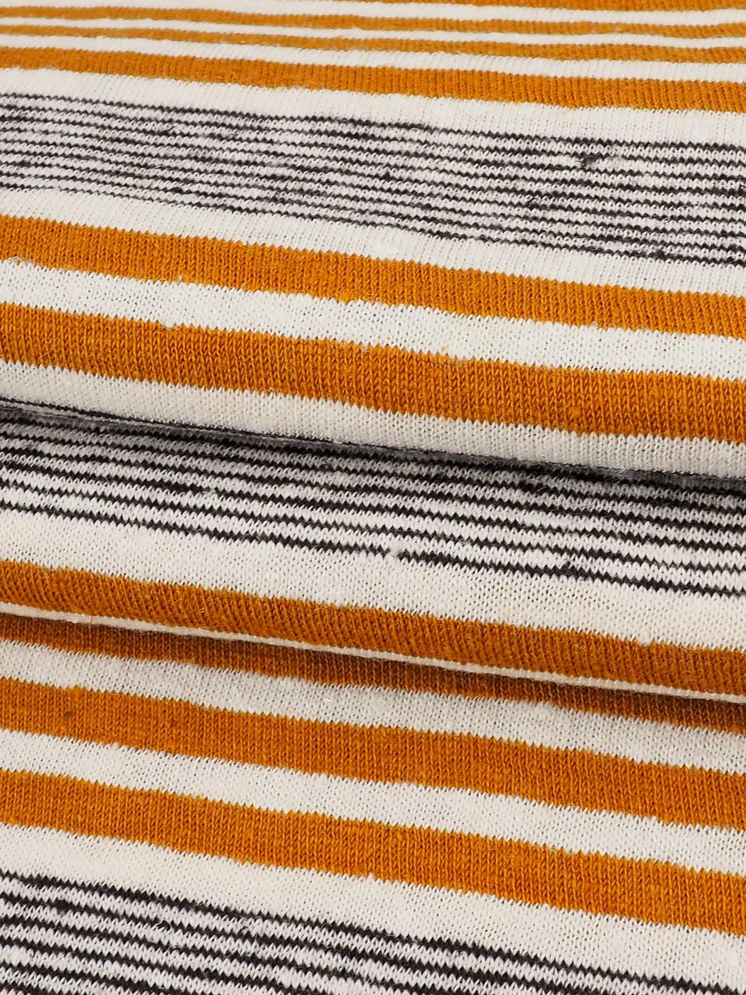 Hemp & Organic Cotton Light Weight Yarn Dyed Stripe Jersey Fabric ( KJ21D888A/KJ21D888C/KJ21D888D/KJ21D888F ) - Bastine