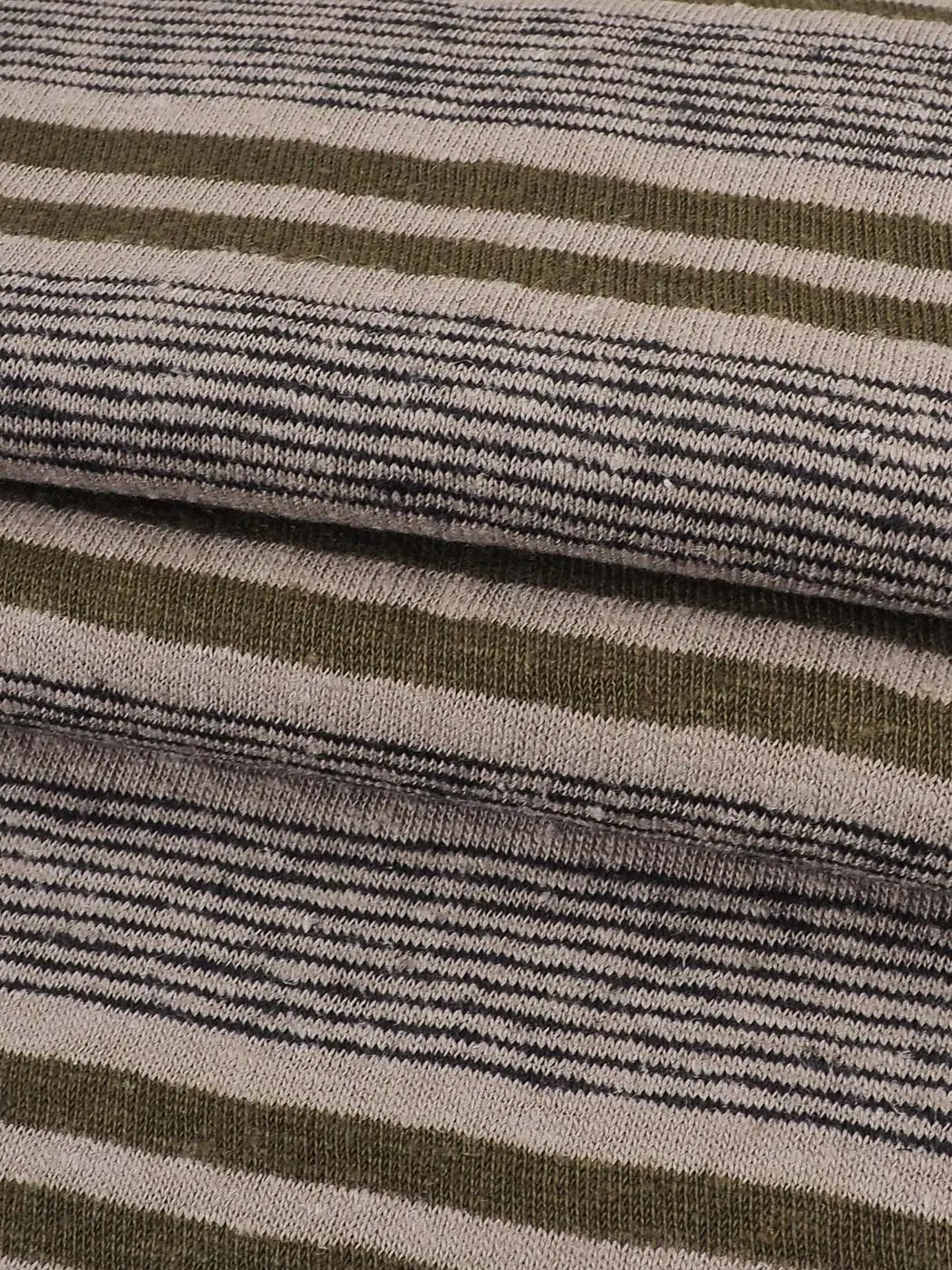 Hemp & Organic Cotton Light Weight Yarn Dyed Stripe Jersey Fabric ( KJ21D888A/KJ21D888C/KJ21D888D/KJ21D888F ) - Bastine