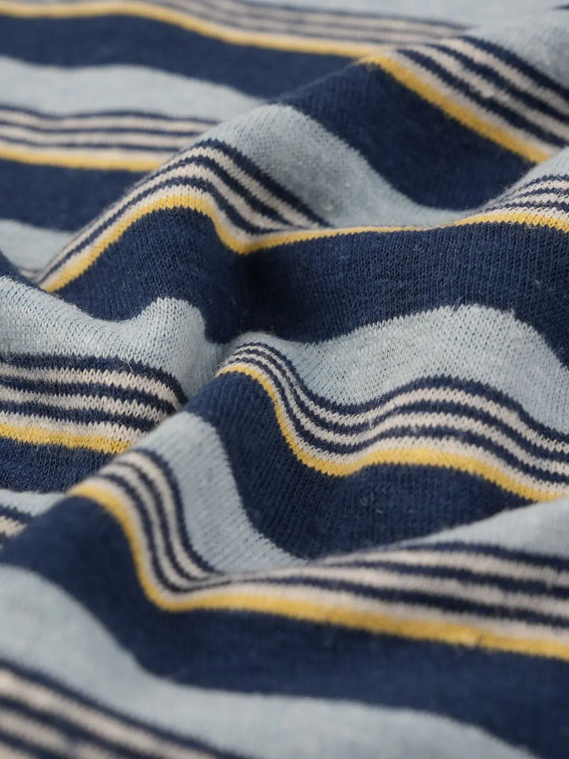 Bastine Hemp & Organic Cotton Light Weight Yarn Dyed Stripe Jersey ( KJ21D931A / KJ21D931B )