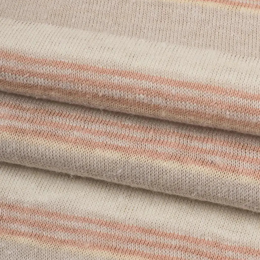 Bastine Hemp & Organic Cotton Light Weight Yarn Dyed Stripe Jersey ( KJ21D931A / KJ21D931B )