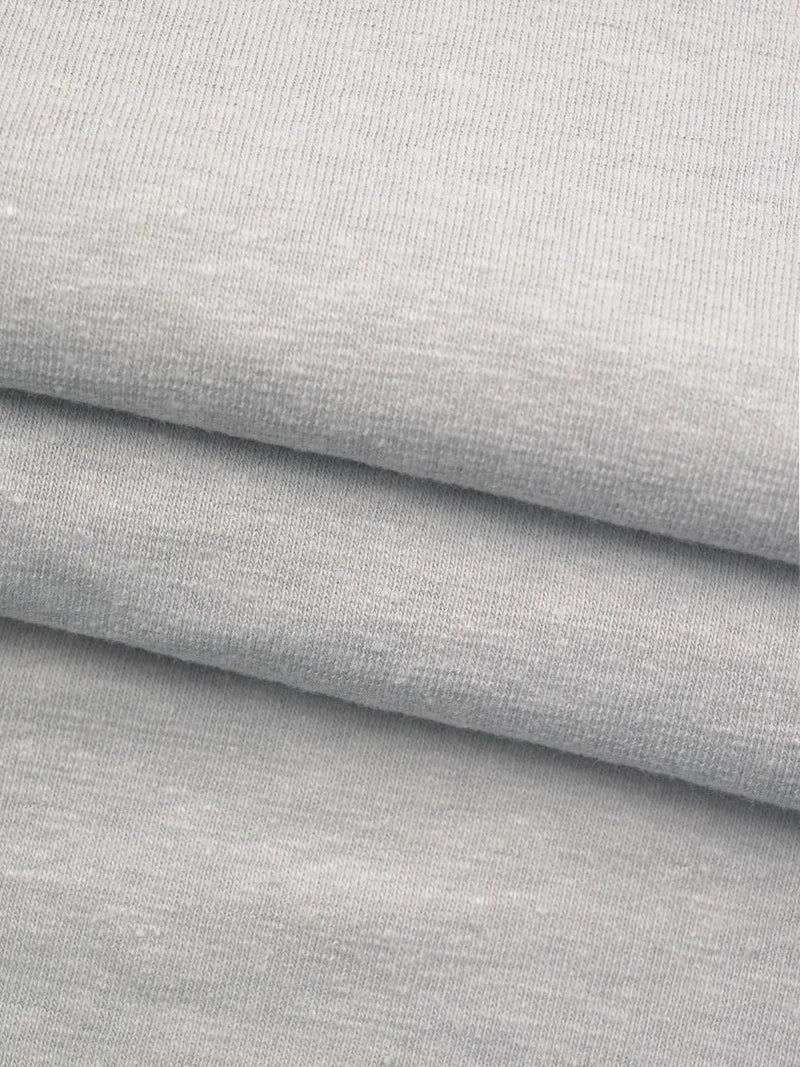 Hemp & Organic Cotton Mid-Weight Stretched Jersey Fabric ( KJ2124 Solid ）  Knit Hemp & Organic cotton  Bastine 