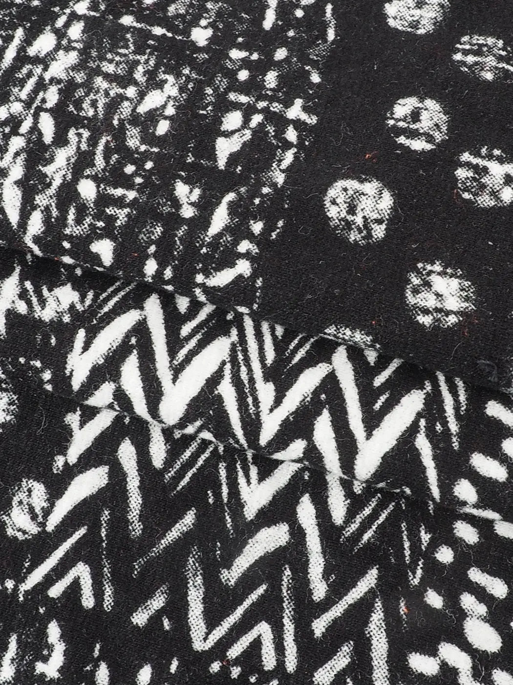 Hemp & Organic Cotton Mid-Weight Stretched Jersey Printed Fabric ( KJ2124 Pirnt ） - Bastine