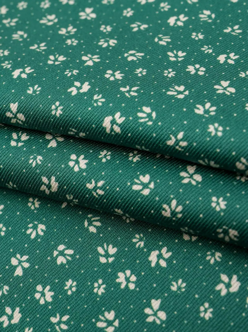 Hemp & Organic Cotton Mid-Weight Twill Fabric ( GH08325 Print ) HempFortexWeb Bastine Woven Hemp & Recycled Polyester