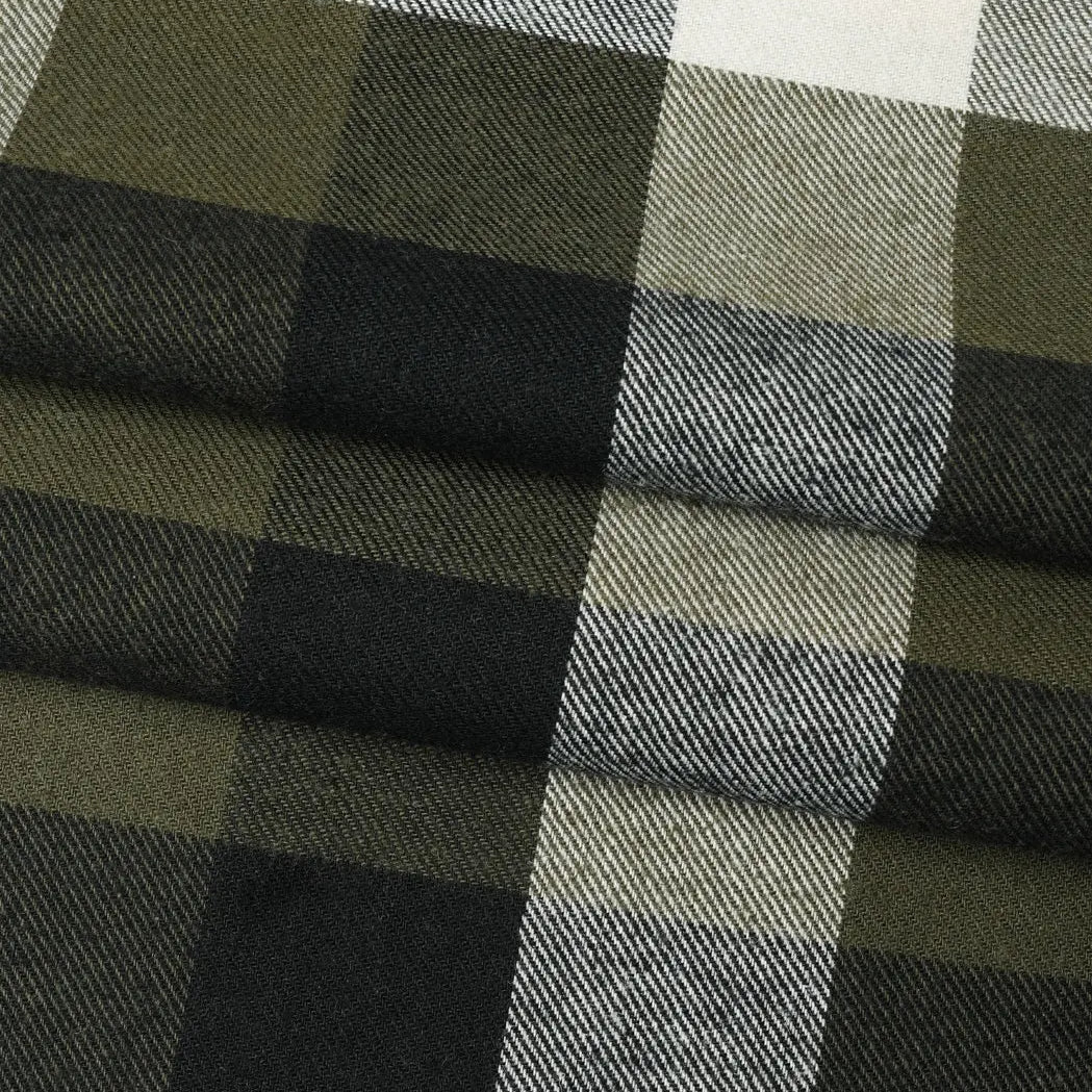 Hemp & Organic Cotton Mid-Weight Twill Flannel Fabric ( GH66E181E / GH66E181J / GH66E181K )  Woven Hemp & Organic Cotton  Bastine 