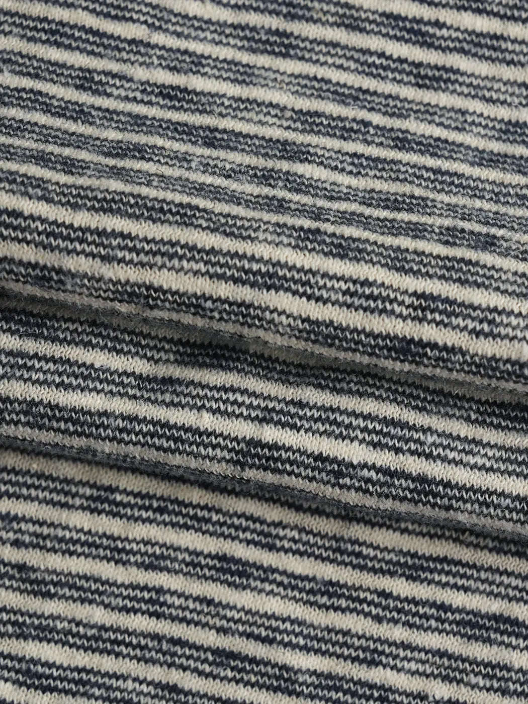 Hemp & Organic Cotton Mid Weight Yarn Dye Stripe Jersey Fabric ( KJ12838-4 )  Knit Hemp & Organic cotton  Bastine 