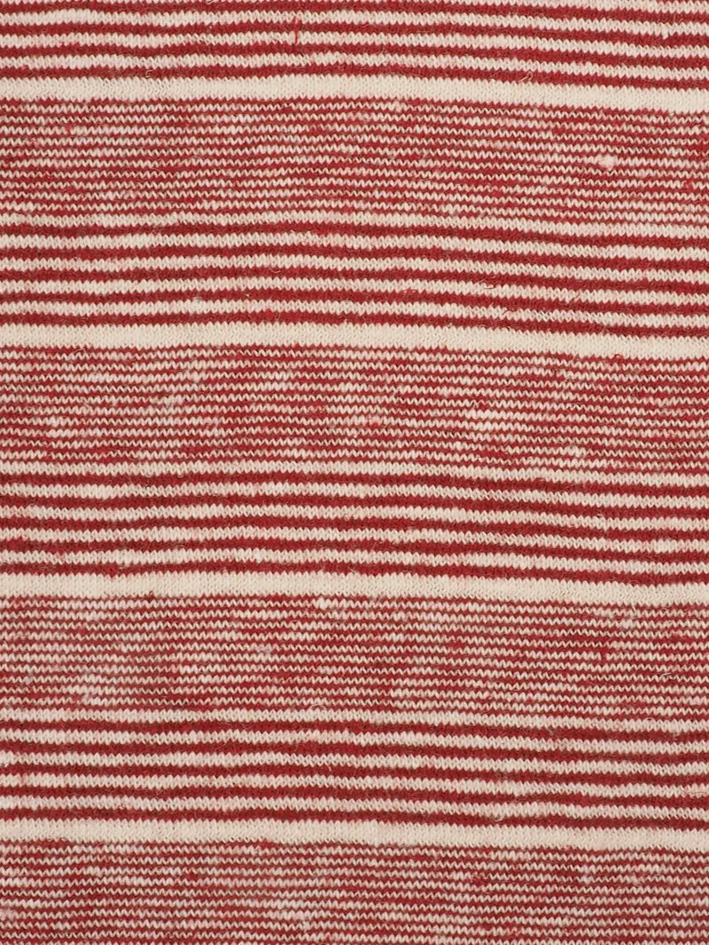 Hemp & Organic Cotton Mid-Weight Yarn Dyed Stripe Jersey Fabric ( KJ12839  Two Colors Available ) - Bastine