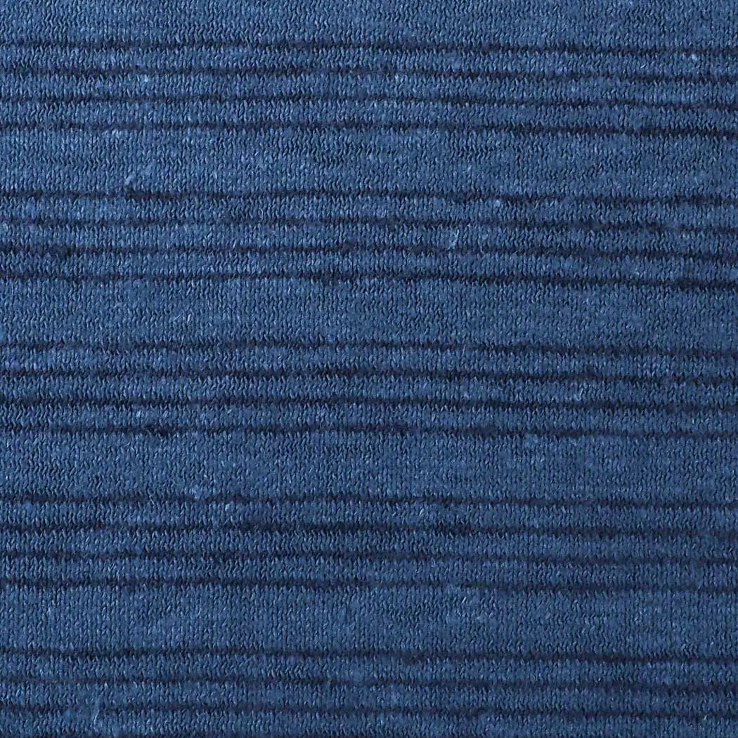 Bastine Hemp & Organic Cotton Mid-Weight Yarn Dyed Stripe Jersey Fabric