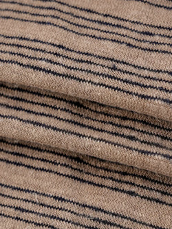 Hemp & Organic Cotton Mid-Weight Yarn Dyed Stripe Jersey Fabric ( KJ16D908A ) HempFortexWeb Bastine Knit Hemp & Organic cotton