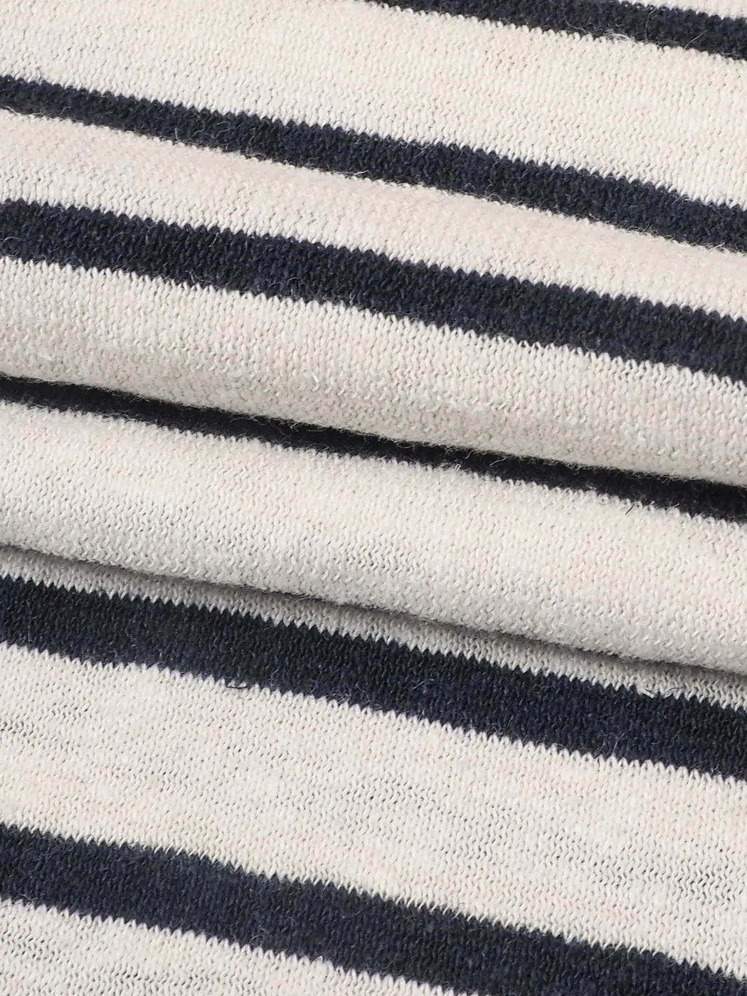 Bastine Hemp & Organic Cotton Mid-Weight Yarn Dyed Stripe Jersey Fabric