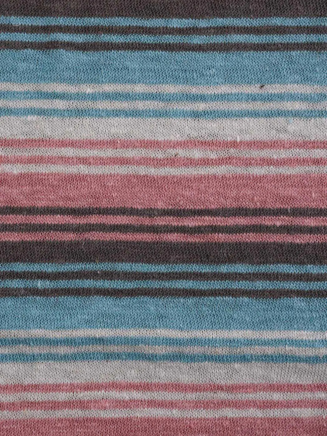 Bastine Hemp & Organic Cotton Mid-Weight Yarn Dyed Stripe Jersey ( KJ21C876A / KJ21C876B / KJ21C876C )