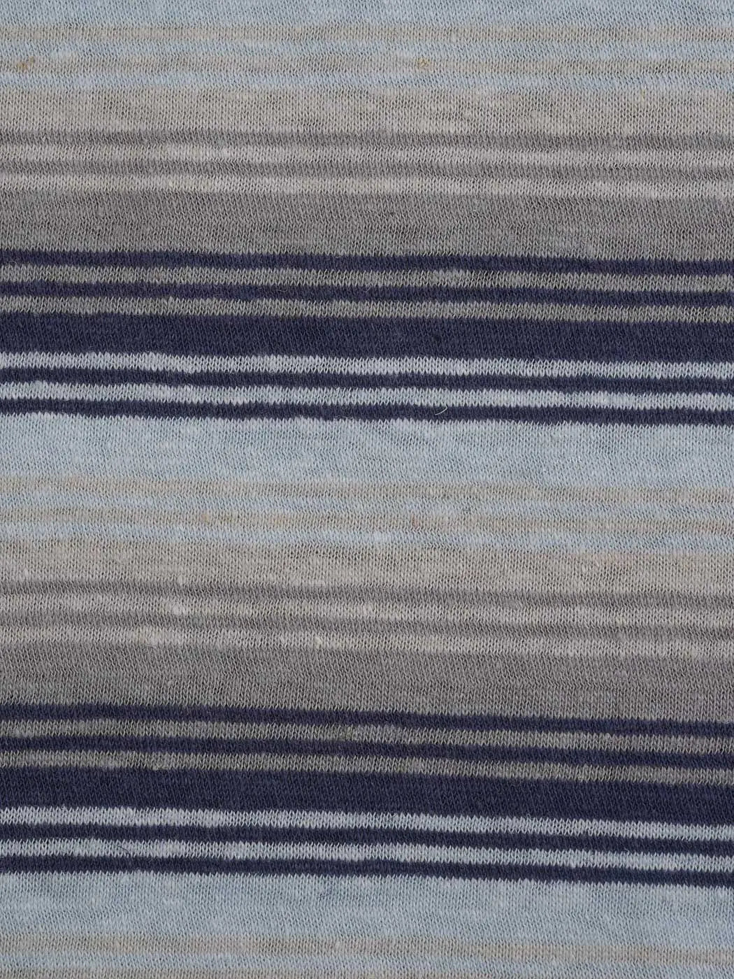 Bastine Hemp & Organic Cotton Mid-Weight Yarn Dyed Stripe Jersey ( KJ21C876A / KJ21C876B / KJ21C876C )
