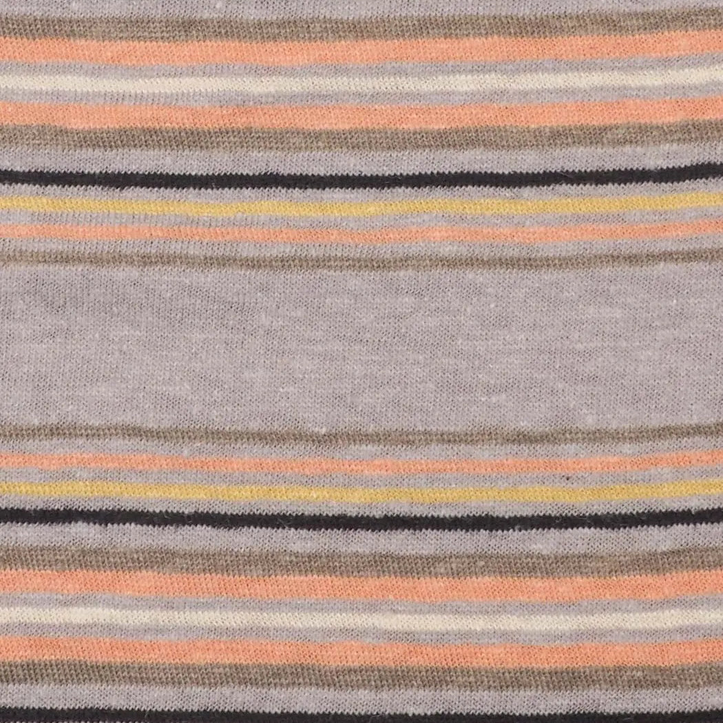 Bastine Hemp & Organic Cotton Mid-Weight Yarn Dyed Stripe Jersey