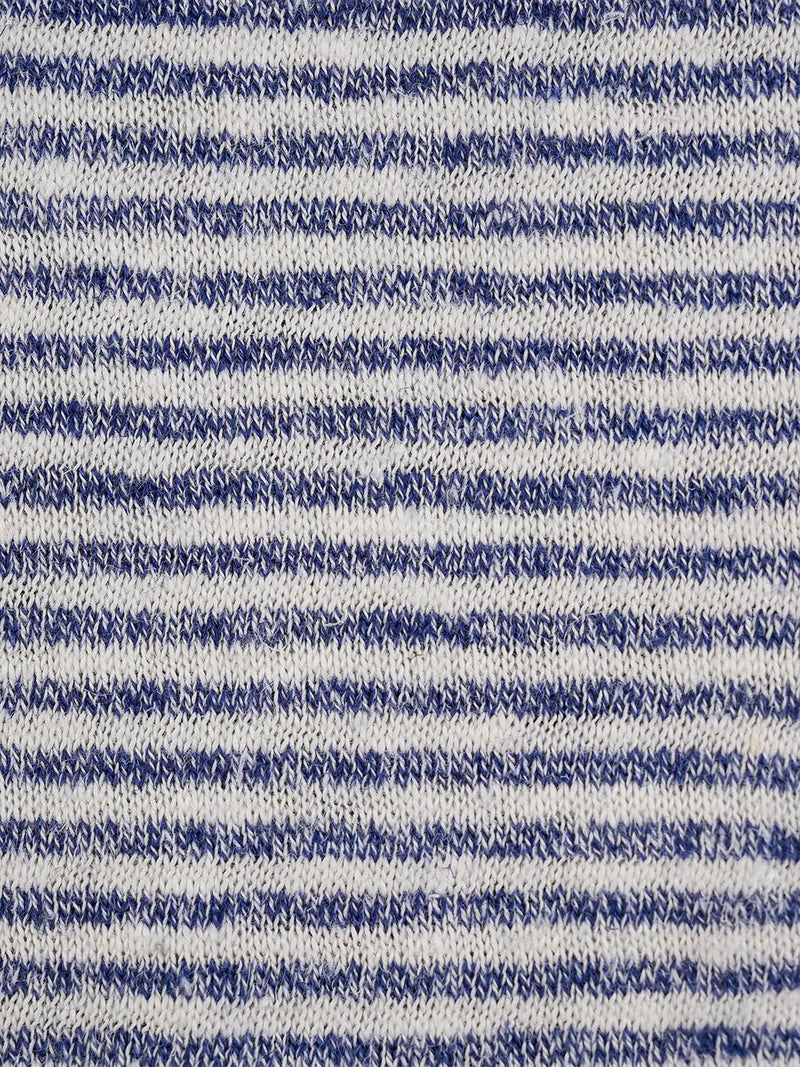 Hemp & Organic Cotton Mid-Weight Yarn Dyed Stripe Jersey ( KJ21E832A ) Hemp Fortex Bastine Knit Hemp & Organic cotton