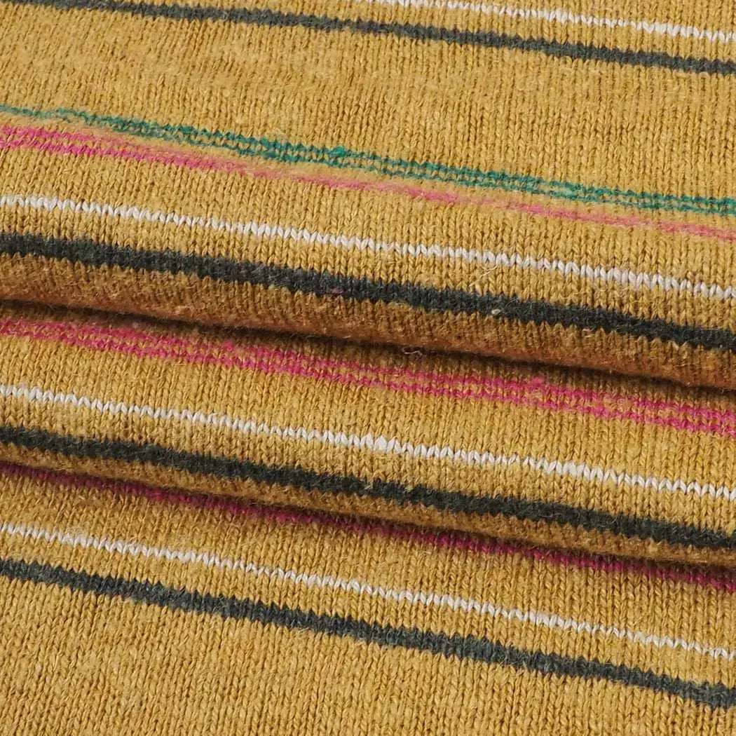 Hemp & Recycled Poly Mid-Weight Yarn Dyed Stripe Jersey Fabric  ( KJ21/2D934 Series ) - Bastine