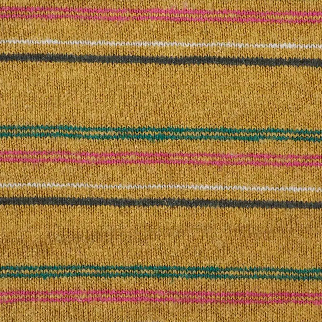 Hemp & Recycled Poly Mid-Weight Yarn Dyed Stripe Jersey Fabric  ( KJ21/2D934 Series ) - Bastine