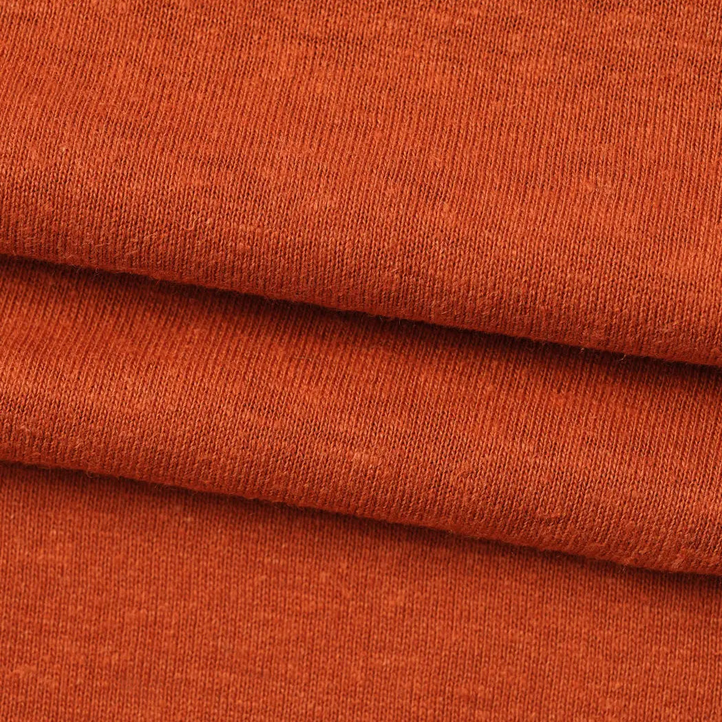 Hemp & Polyester Light Weight Jersey Fabric ( KJ6046RY, 6 colors )  Knit Hemp & Organic cotton  Bastine 