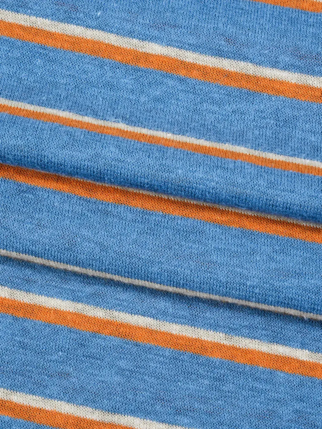 Hemp , Recycle Poly  & Tencel Light Weight Yarn Dye Jersey Fabric ( KJ21C828Y series )  Knit Hemp & Organic cotton  Bastine 