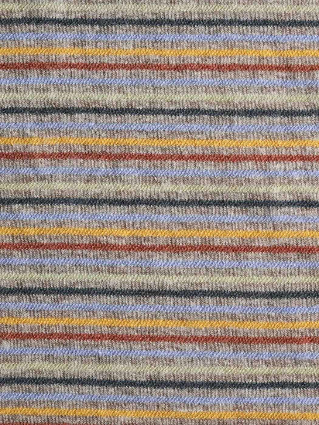 Hemp , Recycle Poly  & Tencel Light Weight Yarn Dye Jersey Fabric ( KJ21C828Y series )  Knit Hemp & Organic cotton  Bastine 