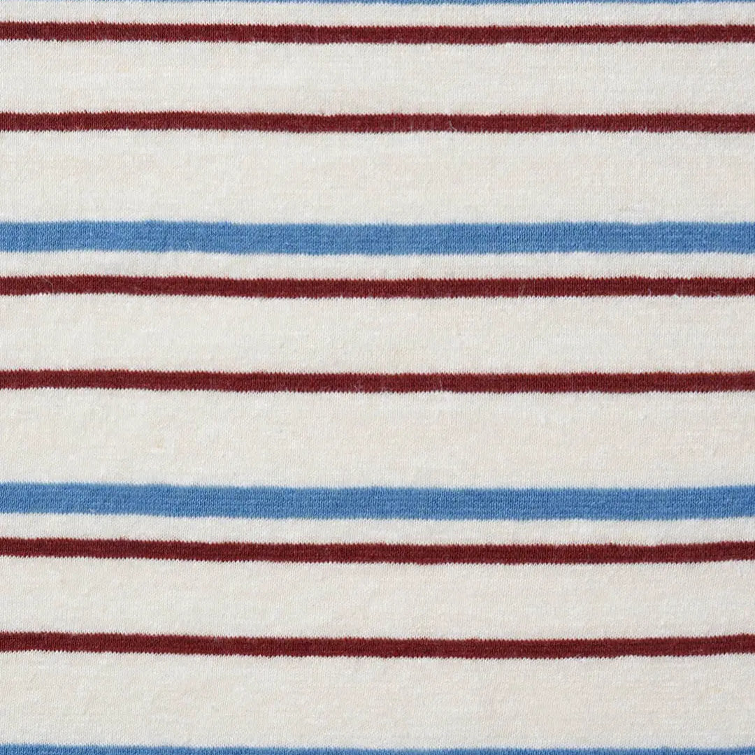 Hemp , Recycle Poly  & Tencel Light Weight Yarn Dye Jersey Fabric ( KJ21C828Y series )  Knit Hemp & Organic cotton  Bastine 