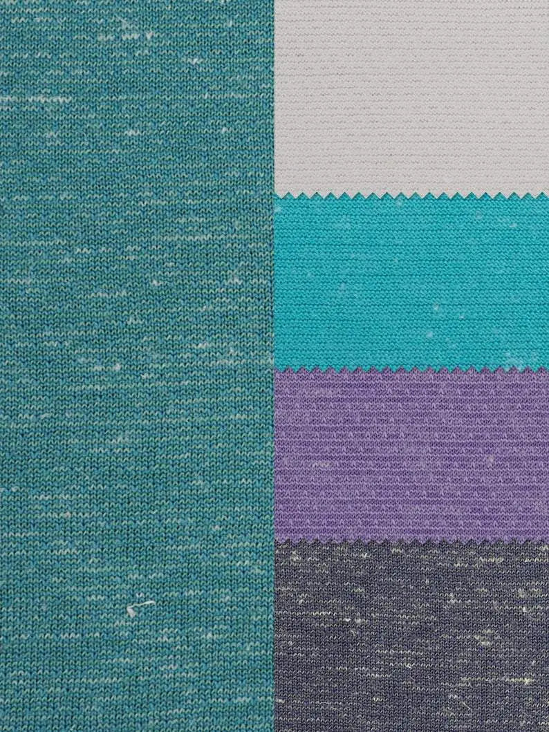 Hemp & Recycled Poly Light Weight Jersey Fabric ( KJ70/2B862 Four Colors Available ) - Bastine