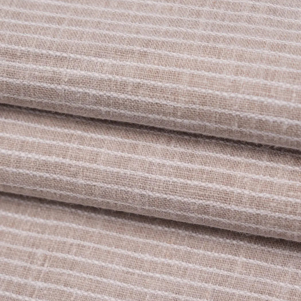 Bastine Hemp & Recycled Poly Light Weight Yarn Dye Plain Fabric ( TW04056 )