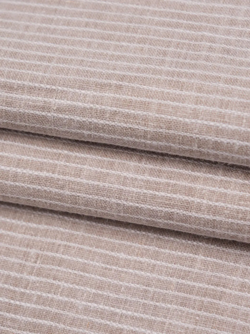 Bastine Hemp & Recycled Poly Light Weight Yarn Dye Plain Fabric ( TW04056 )