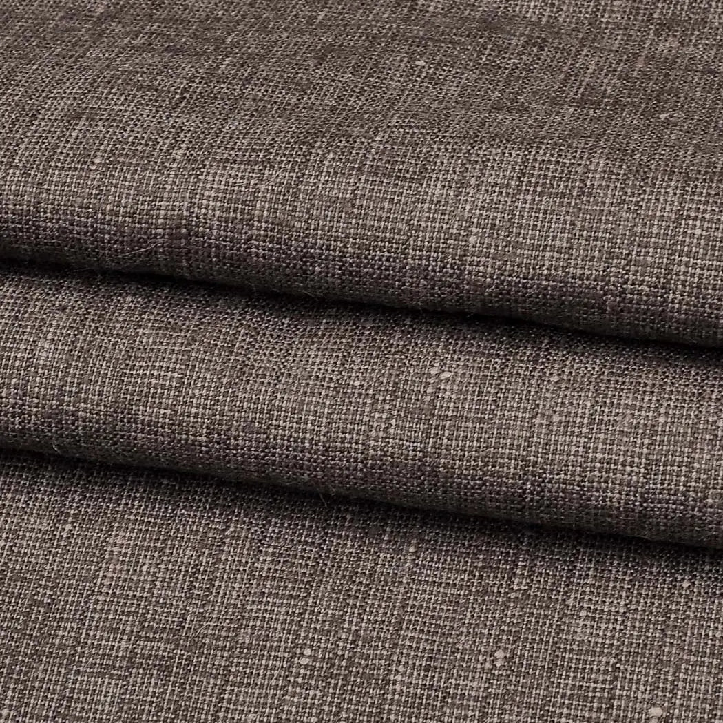 Hemp & Recycled Poly Mid-Weight Stretched Plaid Fabric（HP14306） - Bastine