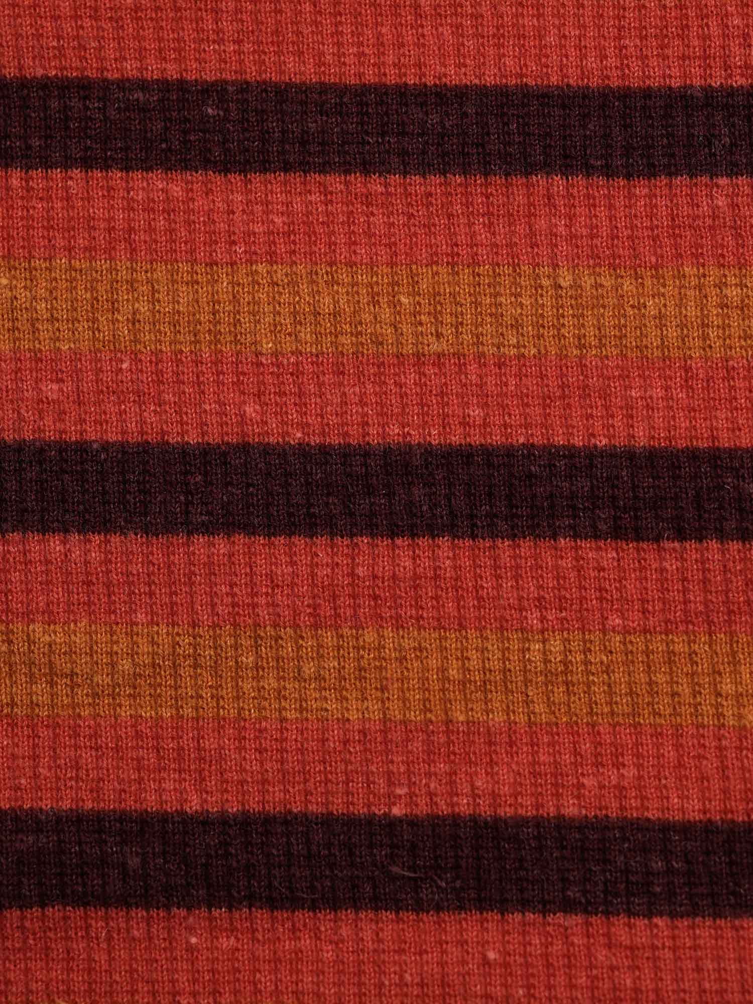 Hemp & Recycled Poly Mid-Weight Stretched Yarn Dyed Stripe Rib Fabric ( KR70/2E912A / KR70/2E912B )  Knit Hemp & Recycled Polyester  Bastine 