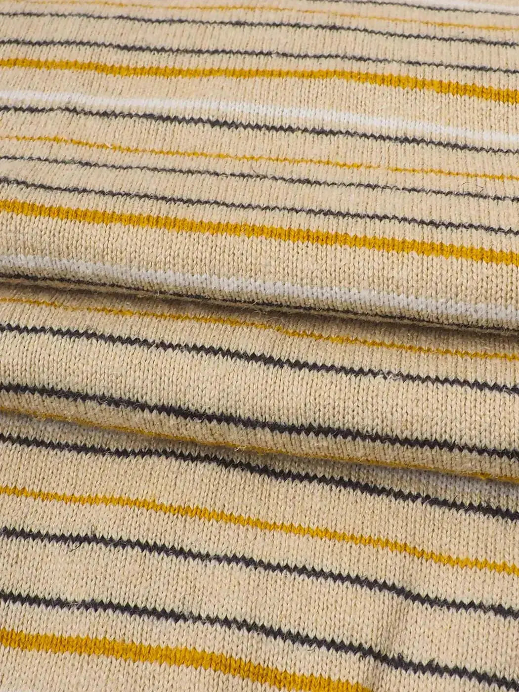 Hemp & Recycled Poly Mid-Weight Yarn Dyed Stripe Jersey Fabric  ( KJ21/2D934 Series ) - Bastine