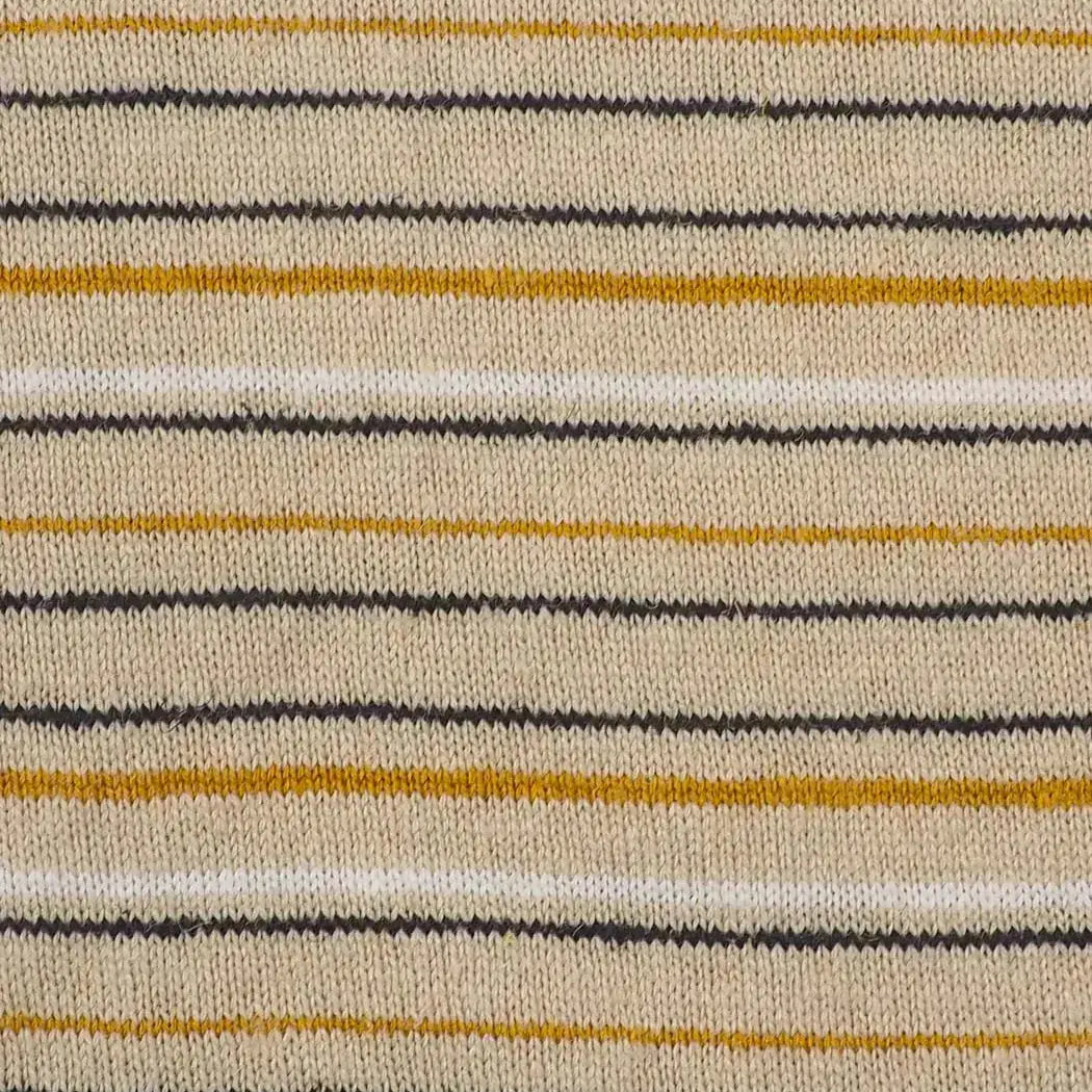 Hemp & Recycled Poly Mid-Weight Yarn Dyed Stripe Jersey Fabric  ( KJ21/2D934 Series ) - Bastine