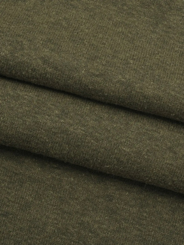 Hemp , Recycled Poly  & Tencel Heavy Weight Fleece ( KF21C815 Soild )  Knit Hemp & Organic cotton  Bastine 